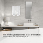 350ml Bathroom Hotel Wall Mounted Plastic Soap Liquid Shampoo Lotion Manual Dispenser