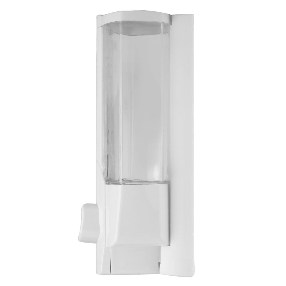 350ml Bathroom Hotel Wall Mounted Plastic Soap Liquid Shampoo Lotion Manual Dispenser
