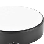 Mirror Surface 360° Rotary Display Stand Adjustable Rotating Speed Turntable Jewelry Holder