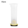 50 PCS Beekeeping Rearing Cup Kit Bee Queen Cages Roller Beekeeper Tool Equipment
