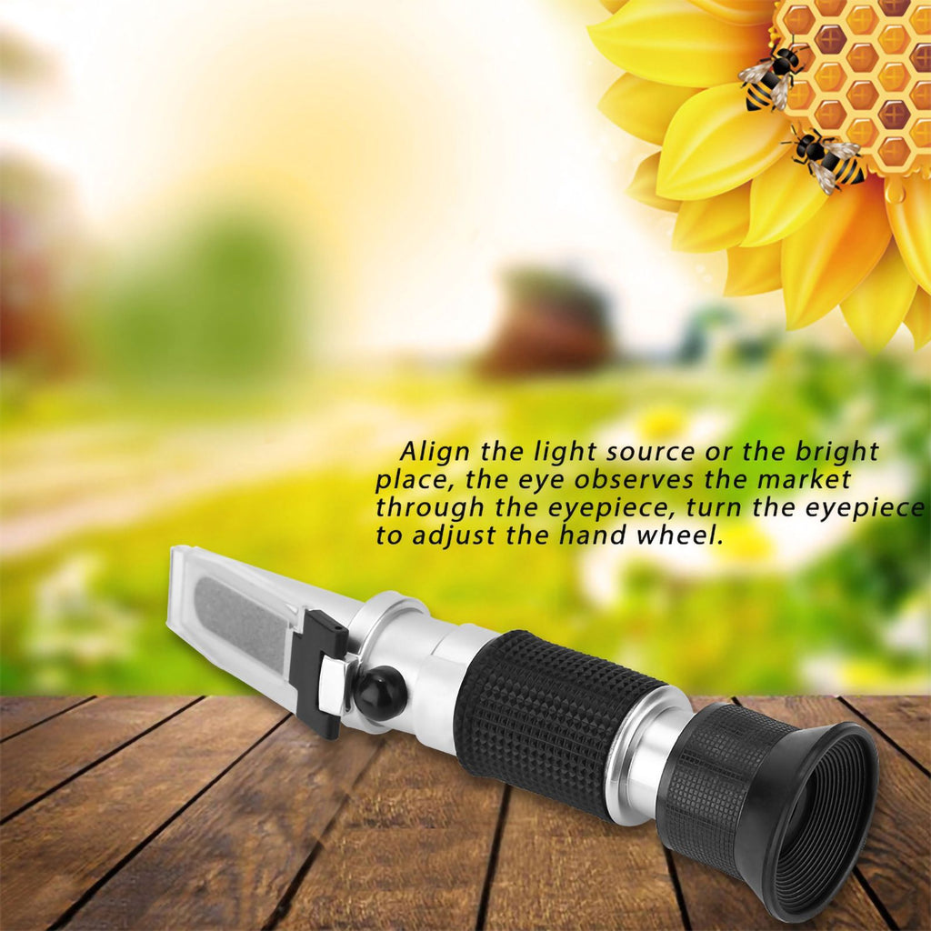 Portable Bee Tools Honey Refractometer 58-90% (sugar content) Honey Concentration Meter