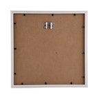 25cm*25cm Message Plastic Letter Board Sign Changeable Letters Numbers Room Decor (White Frame)