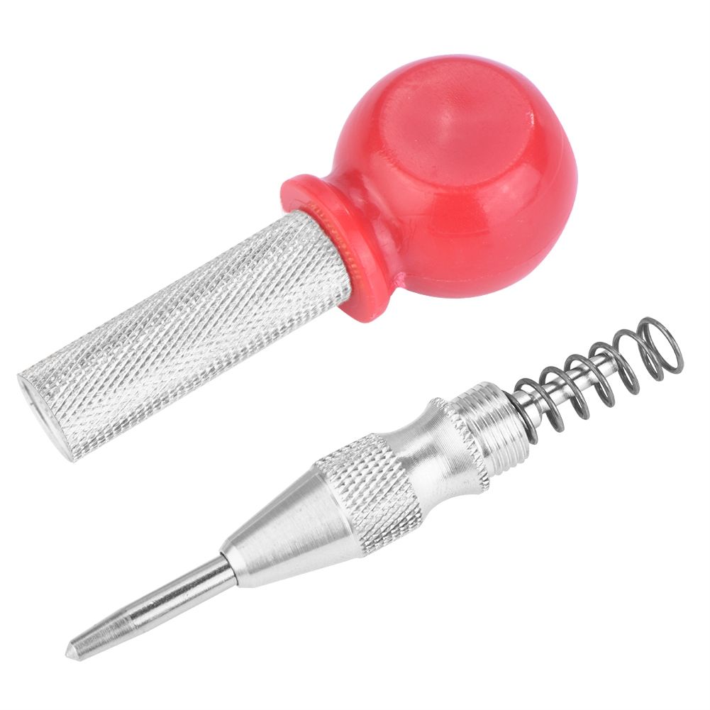 High Speed Steel Automatic Center Punch Spring Loaded Mechanism Marking Punching Tool (#4)