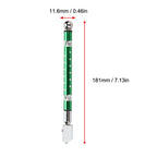 Portable Handheld Wheel Type Glass Cutter with NOn slip Handle for 3~15mm Glass Cutting(Green)