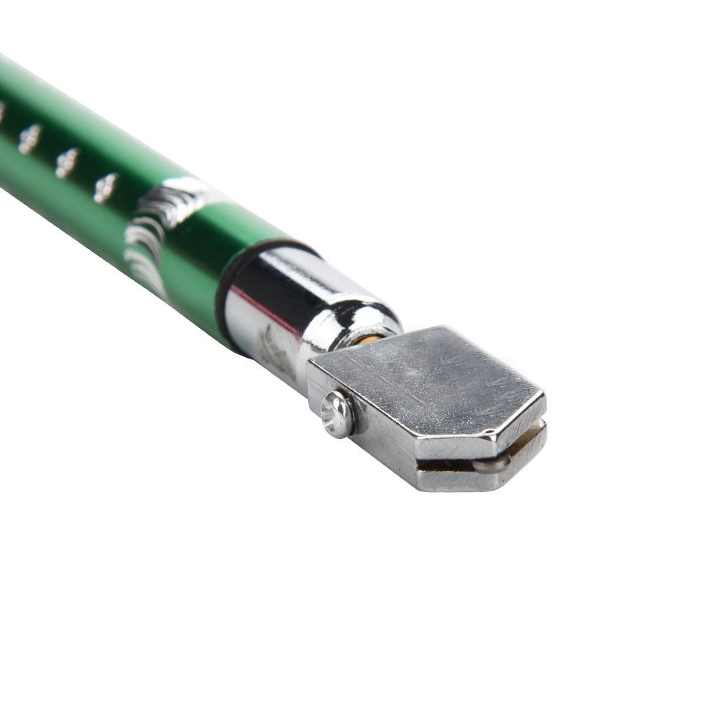 Portable Handheld Wheel Type Glass Cutter with NOn slip Handle for 3~15mm Glass Cutting(Green)
