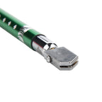Portable Handheld Wheel Type Glass Cutter with NOn slip Handle for 3~15mm Glass Cutting(Green)