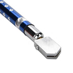 Portable Handheld Wheel Type Glass Cutter with NOn slip Handle for 3~15mm Glass Cutting(Blue)