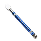 Portable Handheld Wheel Type Glass Cutter with NOn slip Handle for 3~15mm Glass Cutting(Blue)