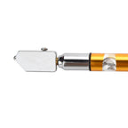 Portable Handheld Wheel Type Glass Cutter with NOn slip Handle for 3~15mm Glass Cutting(Golden)