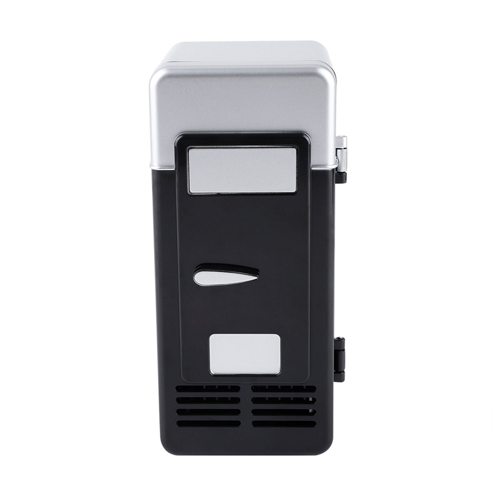 LED Mini USB Refrigerator USB Refrigerator Drinks Beverage Cans Refrigerator and Heater Black