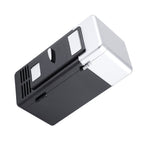 LED Mini USB Refrigerator USB Refrigerator Drinks Beverage Cans Refrigerator and Heater Black