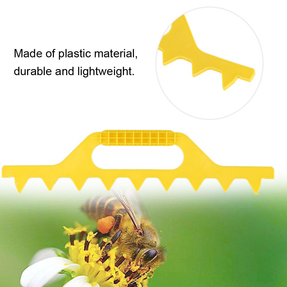 Bee Hive Frame Spcing Tool Spacer Beekeeping Accessories Yellow 8 Frame