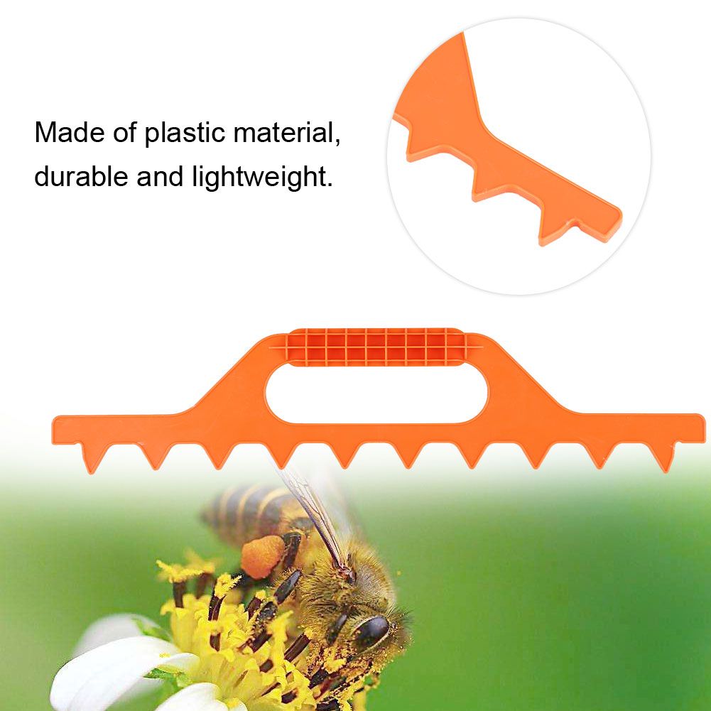 Bee Hive Frame Spcing Tool Spacer Beekeeping Accessories Orange 9 Frame