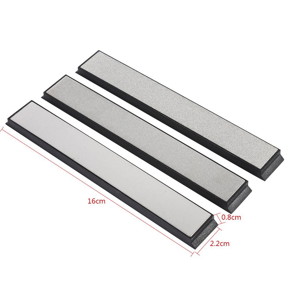 3Pcs/Pack 240/600/1000 Grit Kitchen Tool Sharpening Stone Knives Sharpener Whetstone New