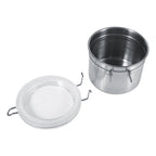 Stainless Steel Kitchen Food Storage Container Bottle Sugar Tea Coffee Beans Canister (S)