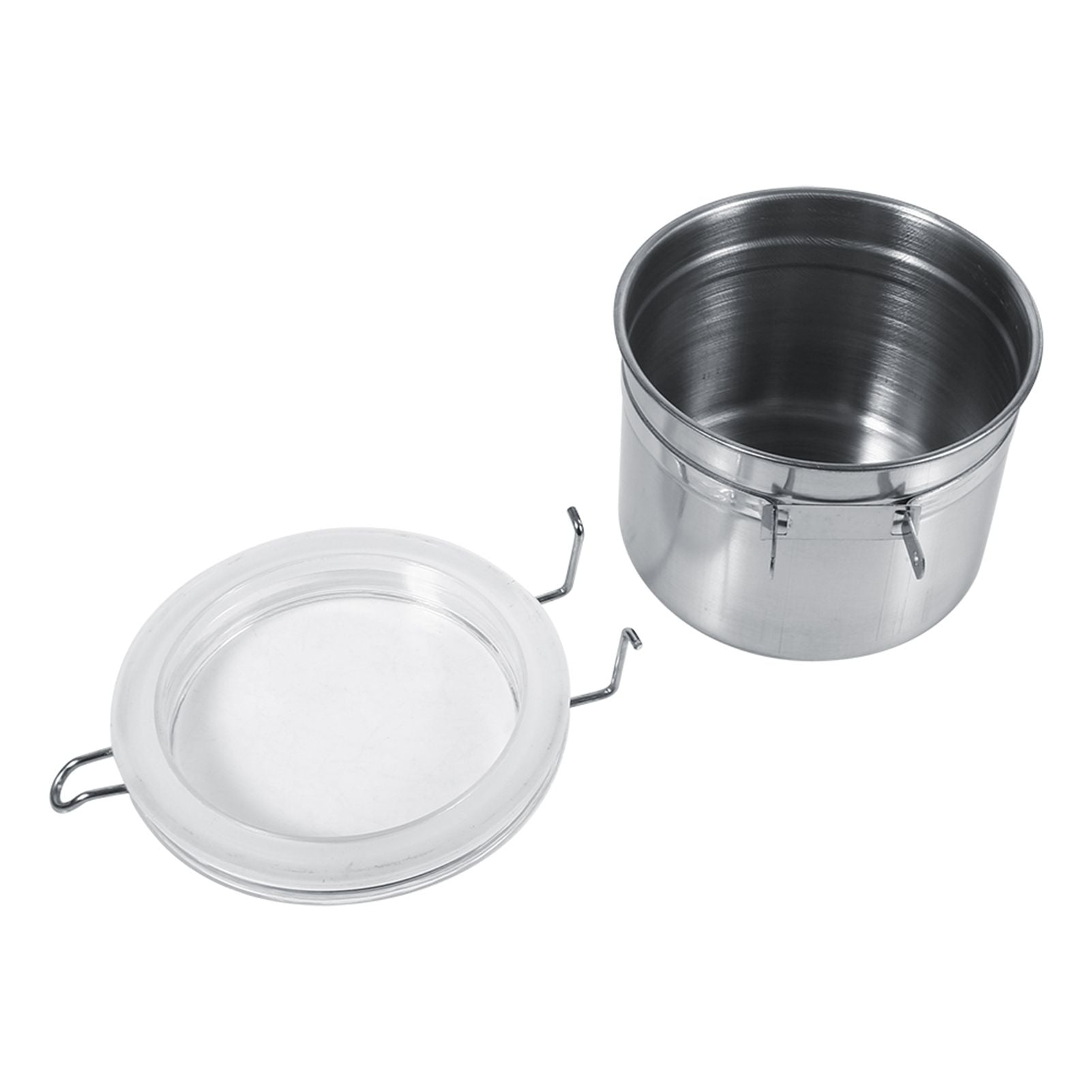 Stainless Steel Kitchen Food Storage Container Bottle Sugar Tea Coffee Beans Canister (S)
