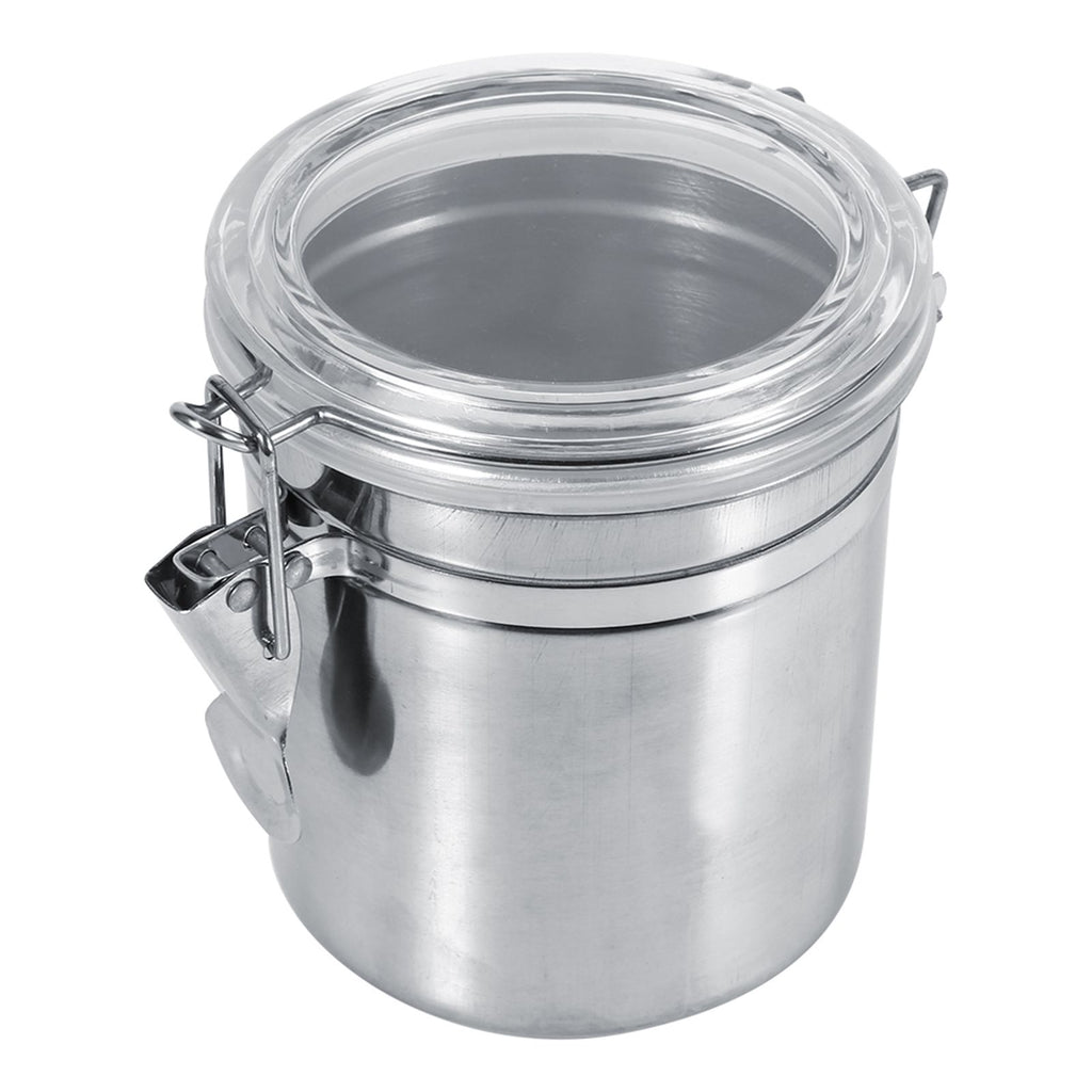 Stainless Steel Kitchen Food Storage Container Bottle Sugar Tea Coffee Beans Canister (M)