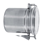 Stainless Steel Kitchen Food Storage Container Bottle Sugar Tea Coffee Beans Canister (M)