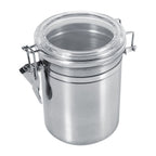 Stainless Steel Kitchen Food Storage Container Bottle Sugar Tea Coffee Beans Canister (L)