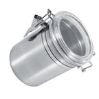 Stainless Steel Kitchen Food Storage Container Bottle Sugar Tea Coffee Beans Canister (L)