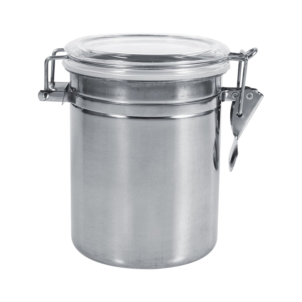 Stainless Steel Kitchen Food Storage Container Bottle Sugar Tea Coffee Beans Canister (L)