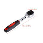1PC Heavy Duty 1/4" Drive Quick Release Ratchet Socket Wrench Hand Bike Car Repairing Tool Hot