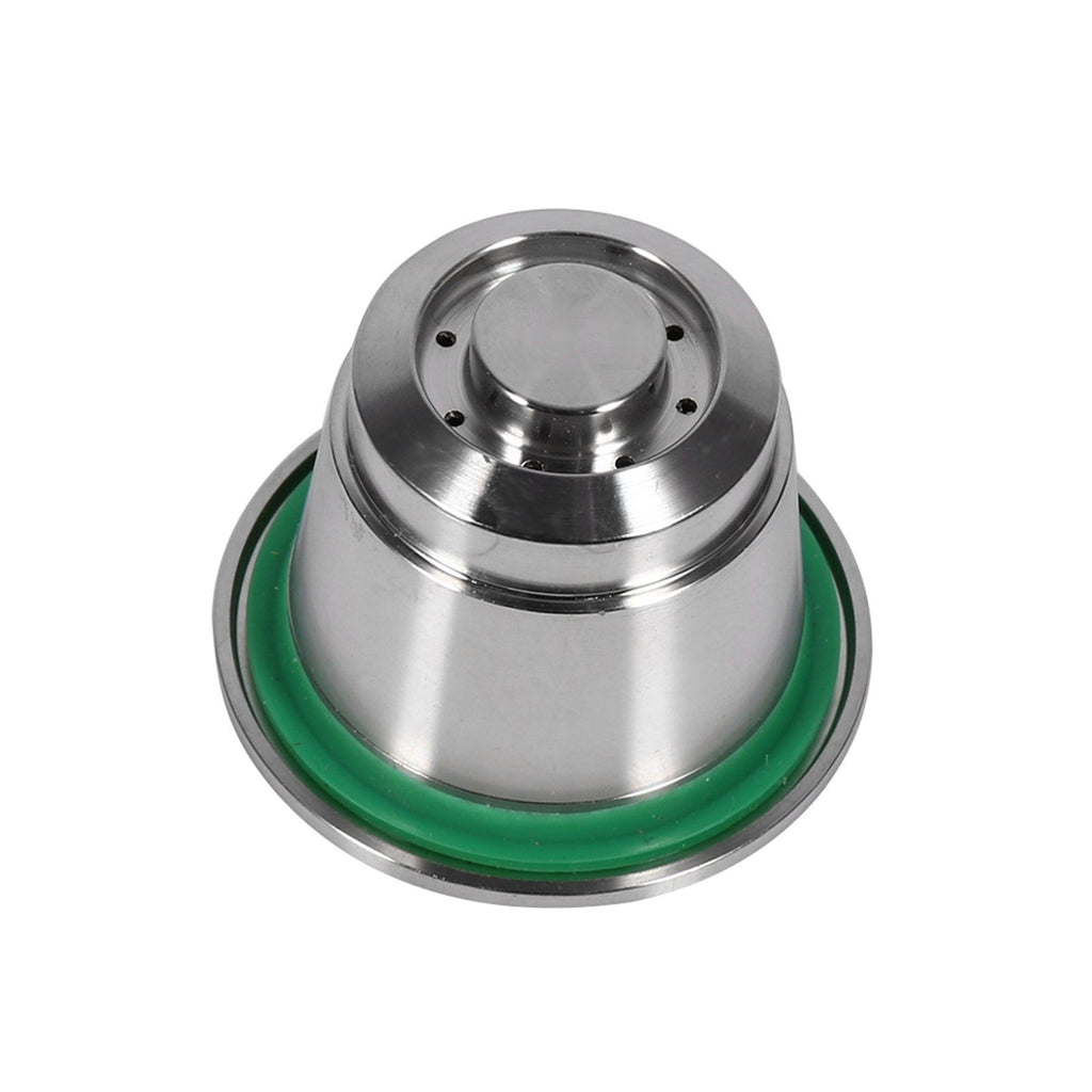 Stainless steel Refillable Reusable Coffee Capsule With Spoon Compatible For Nespresso Machine