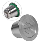 Stainless steel Refillable Reusable Coffee Capsule With Spoon Compatible For Nespresso Machine