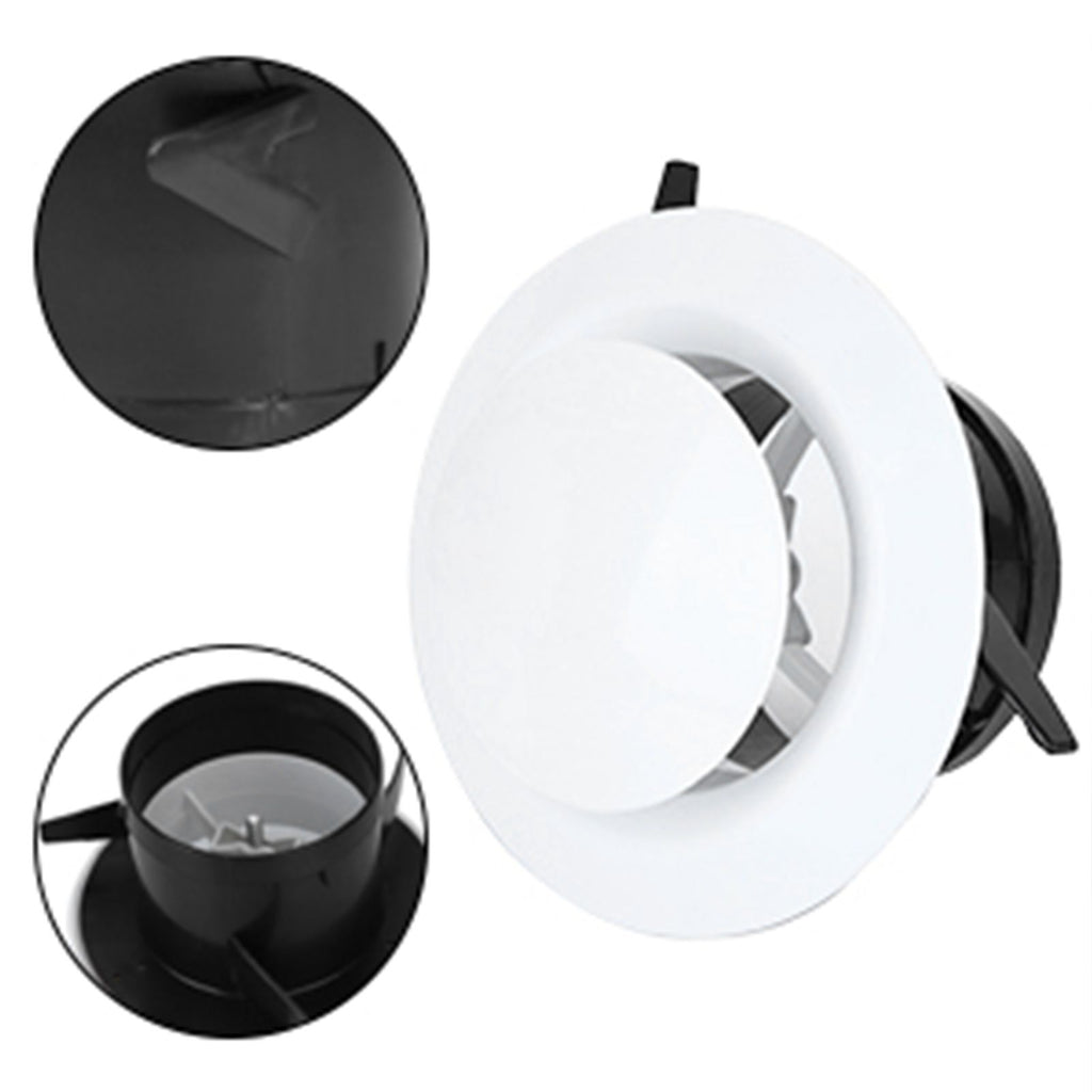 Ceiling Diffuser Exhaust Supply Valve Air Vent Anemostat Ventilation Ducting Hose Cover (100mm)