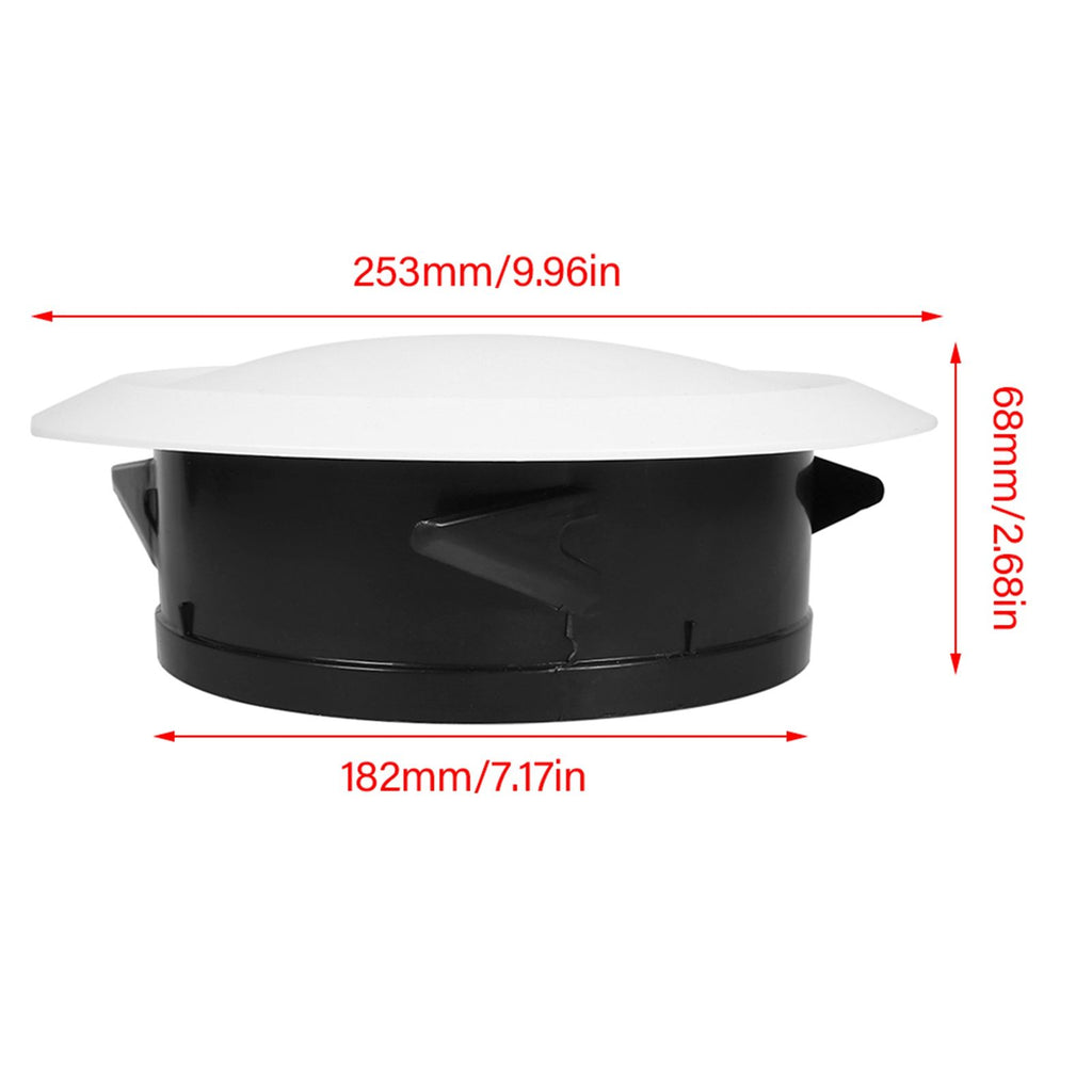 Ceiling Diffuser Exhaust Supply Valve Air Vent Anemostat Ventilation Ducting Hose Cover (200mm)