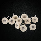 10PCS 25MM Wool Felt Polishing Buffing Drill Grinder Wheel Brushes With Handle For Rotary Tool