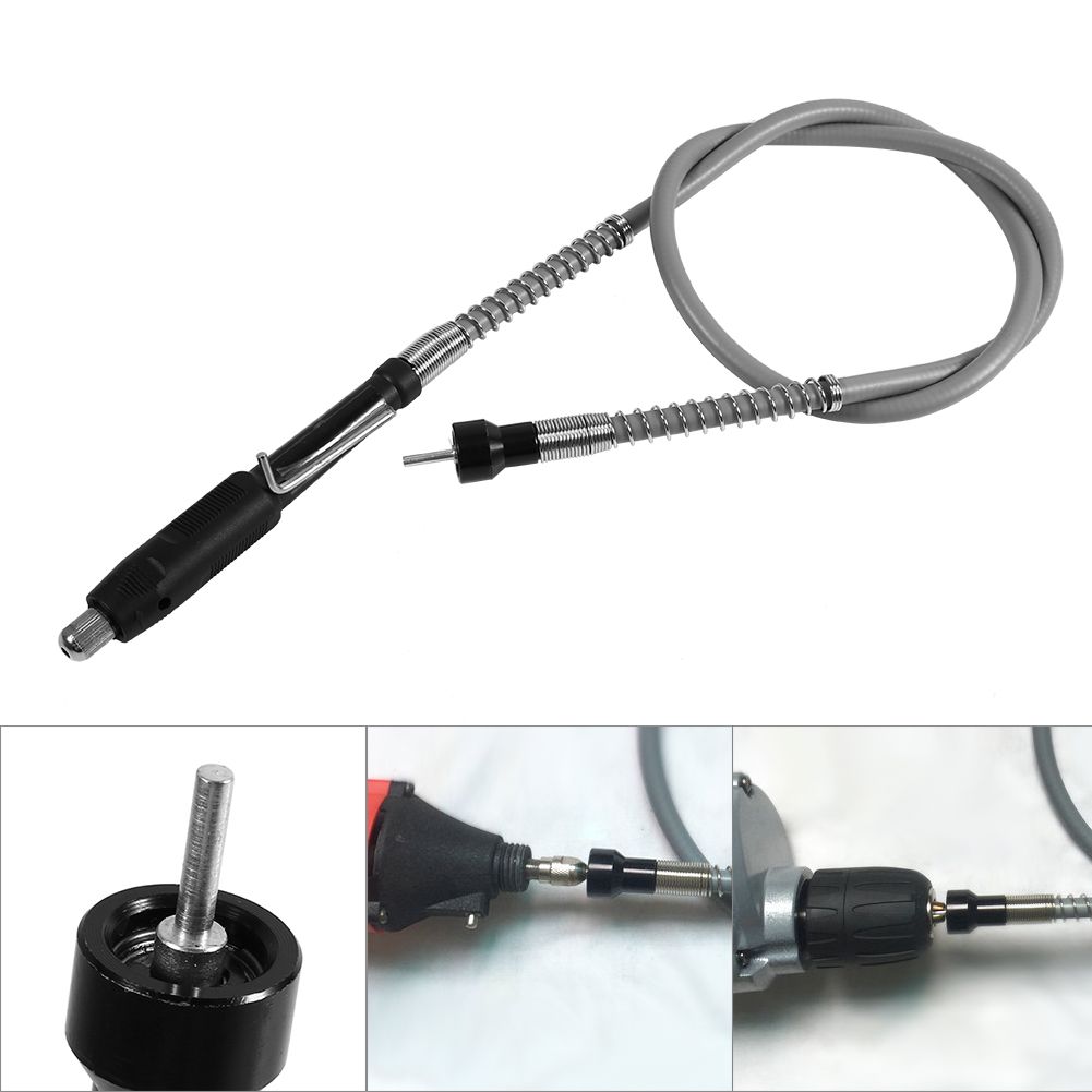 Extension Cord Flexible Shaft For Rotary Grinder Tool M8 Keyless Chuck Clamping Dia. 3.2mm