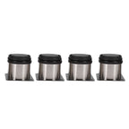 4Pcs Stainless Steel Height Adjustable Feet Cabinet Legs Round Stand Holder 60 X 60mm