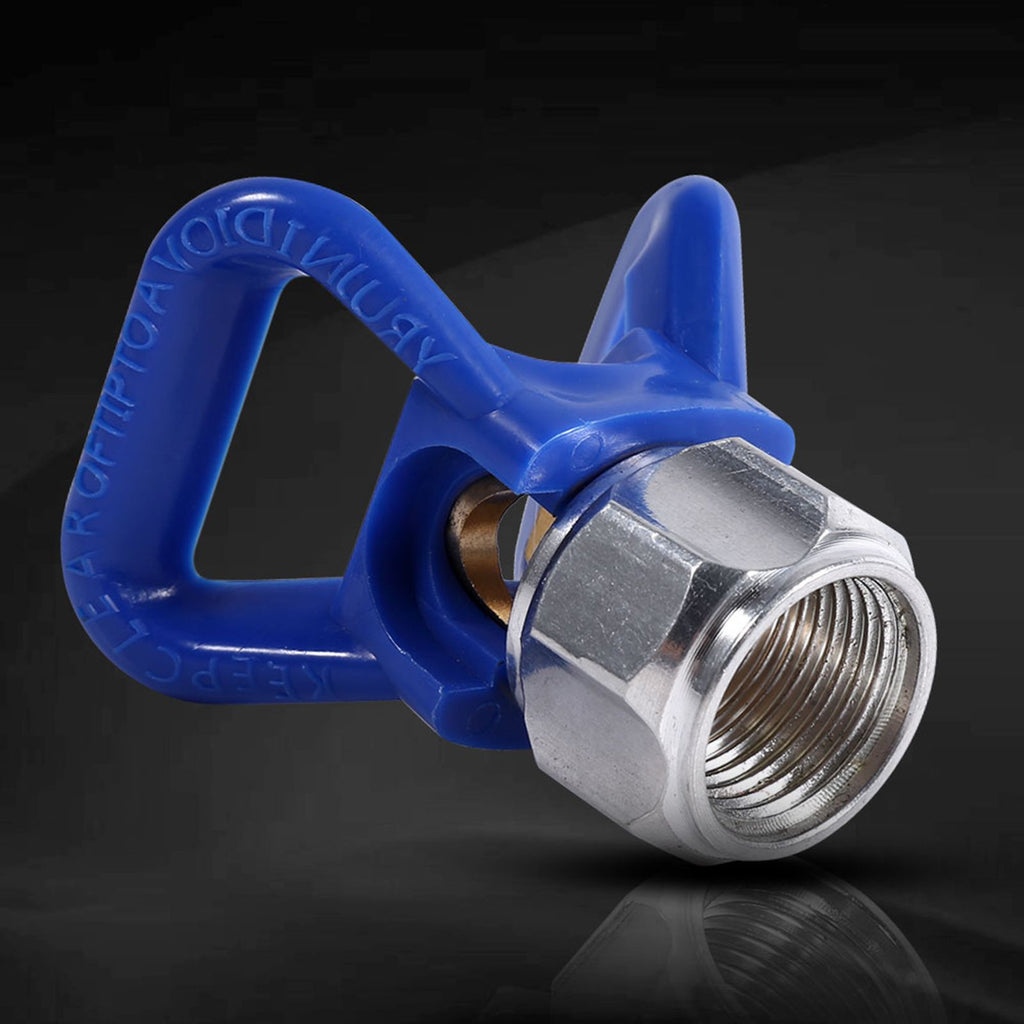 Airless Paint Spray Sprayer Gun Tip Guard Nozzle Seat Replacement Universal Tool Blue New