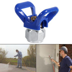 Airless Paint Spray Sprayer Gun Tip Guard Nozzle Seat Replacement Universal Tool Blue New