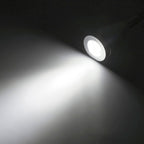 Silver LED Wall Lamps Flexible Gooseneck Bedroom Bedside Reading Light Cool White (Type 2)