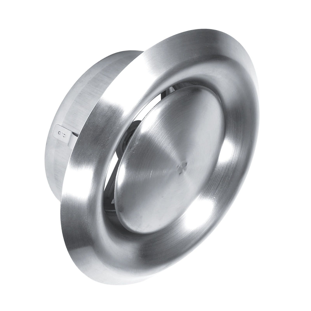 Adjustable Wall Ceiling Home Stainless Steel Air Vent Round Ventilation Duct Cover (100mm)
