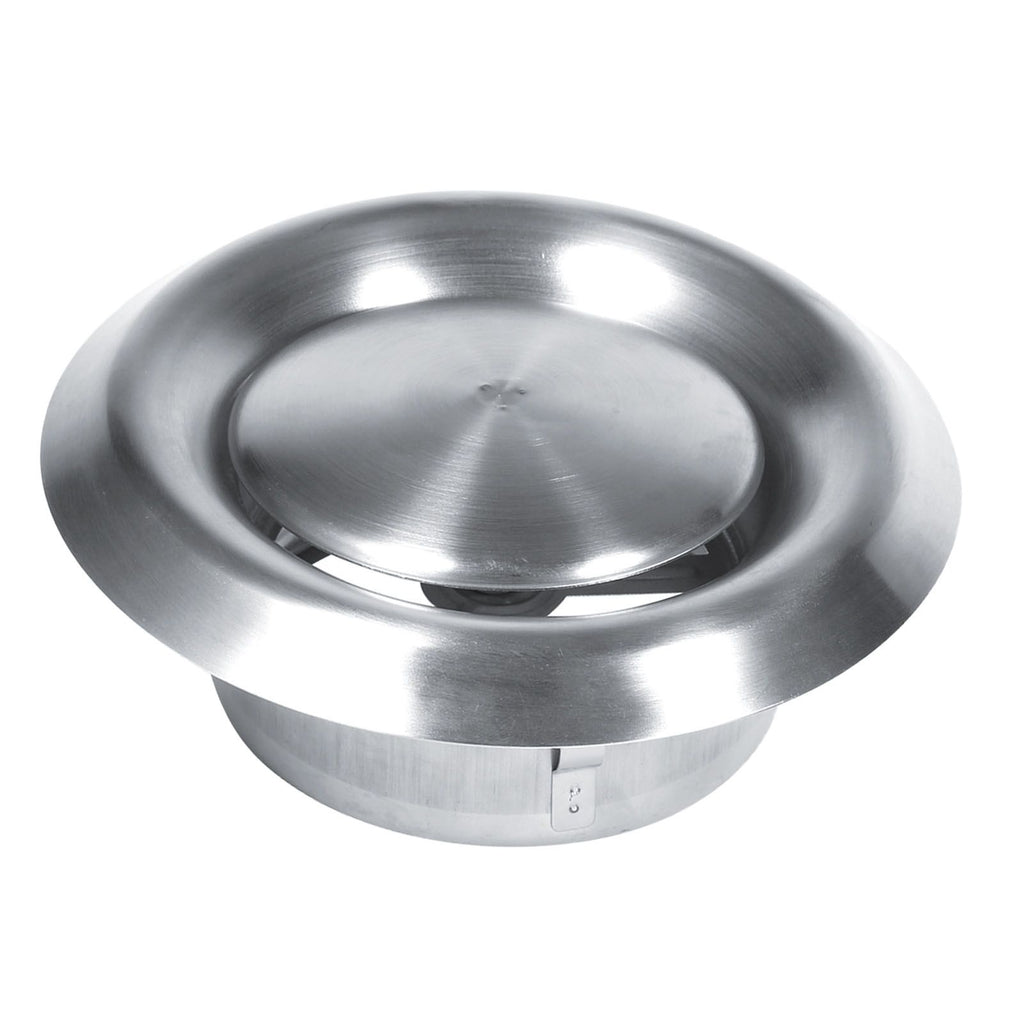Adjustable Wall Ceiling Home Stainless Steel Air Vent Round Ventilation Duct Cover (100mm)