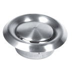 Adjustable Wall Ceiling Home Stainless Steel Air Vent Round Ventilation Duct Cover (100mm)