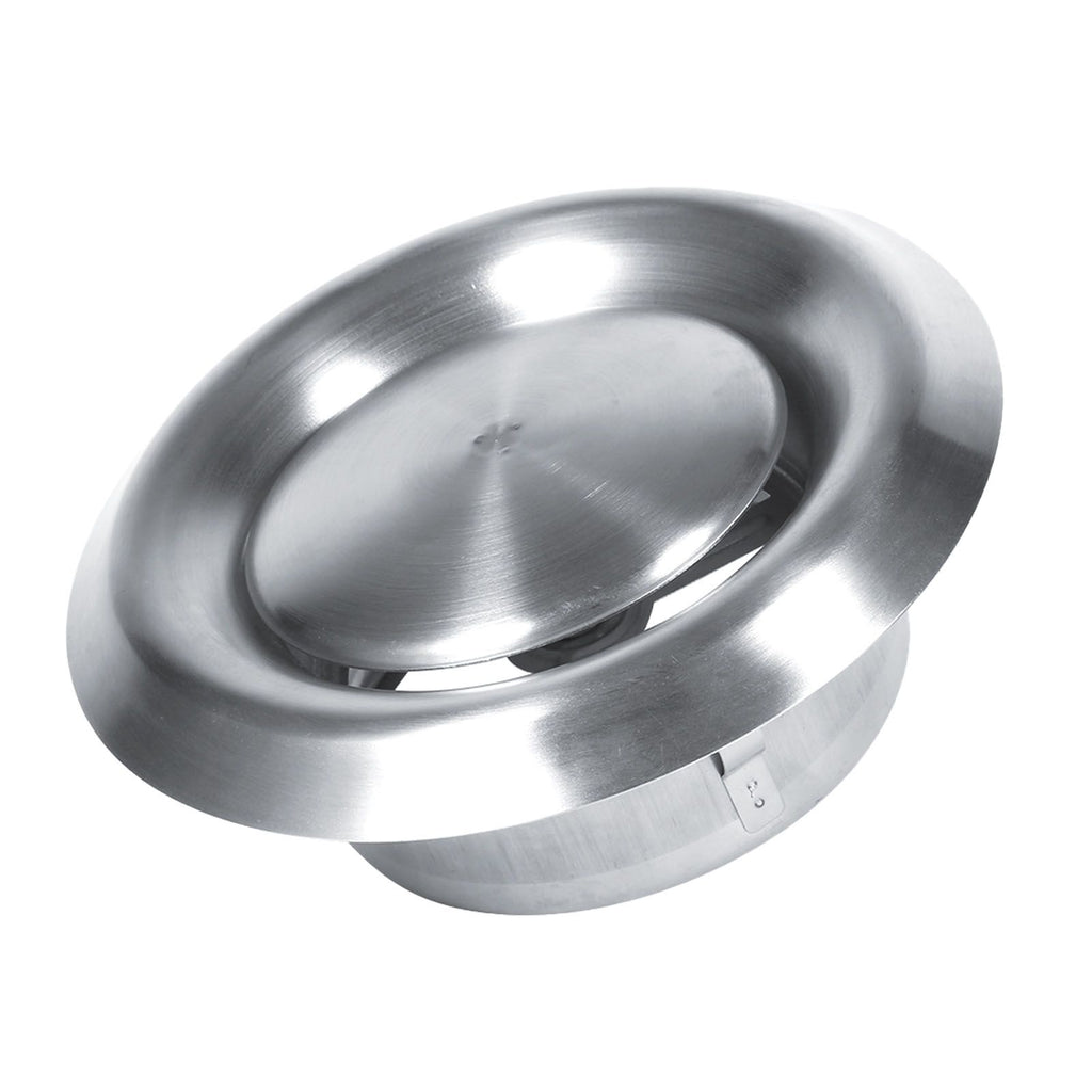 Adjustable Wall Ceiling Home Stainless Steel Air Vent Round Ventilation Duct Cover (100mm)