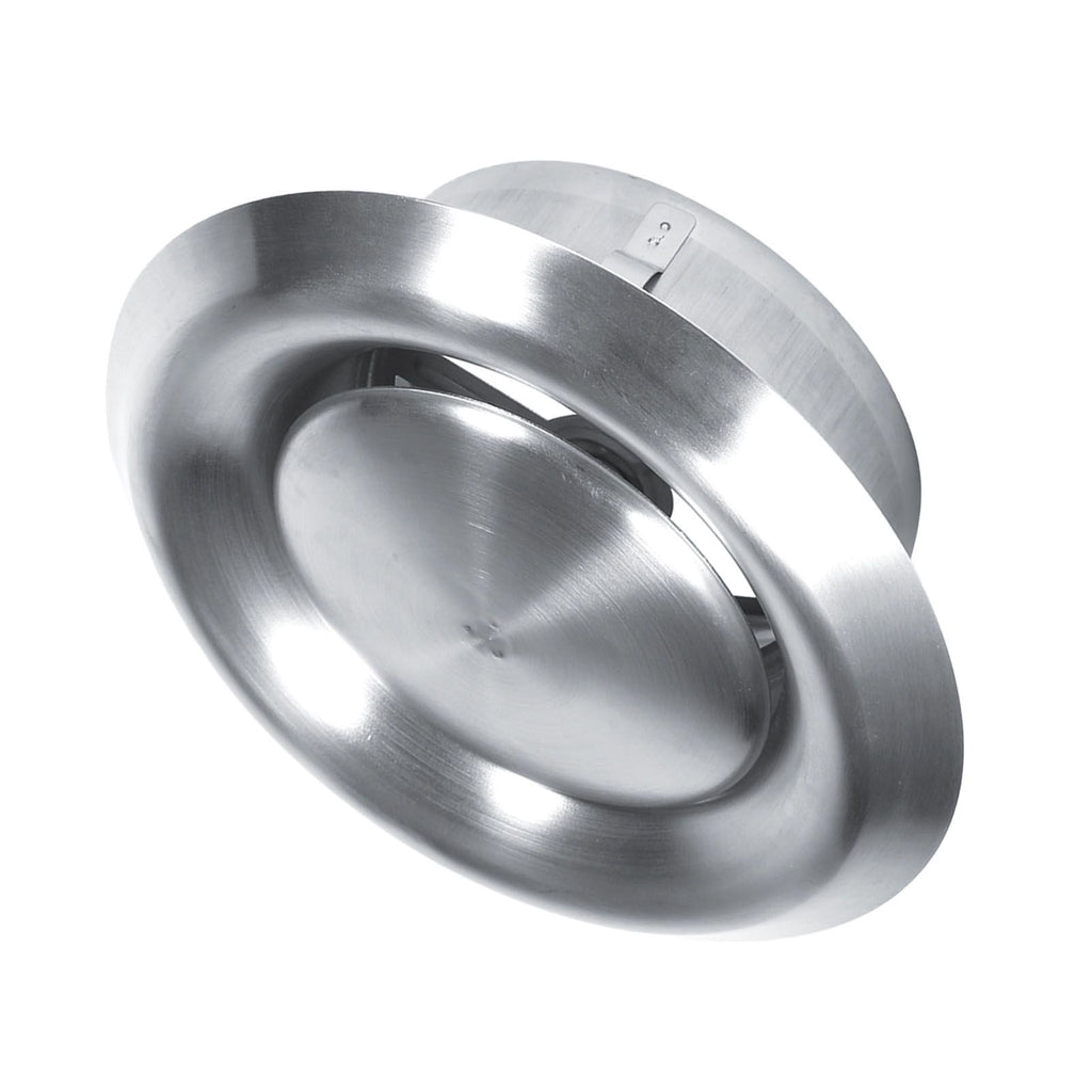 Adjustable Wall Ceiling Home Stainless Steel Air Vent Round Ventilation Duct Cover (100mm)