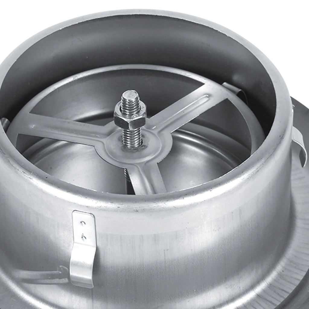 Adjustable Wall Ceiling Home Stainless Steel Air Vent Round Ventilation Duct Cover (100mm)