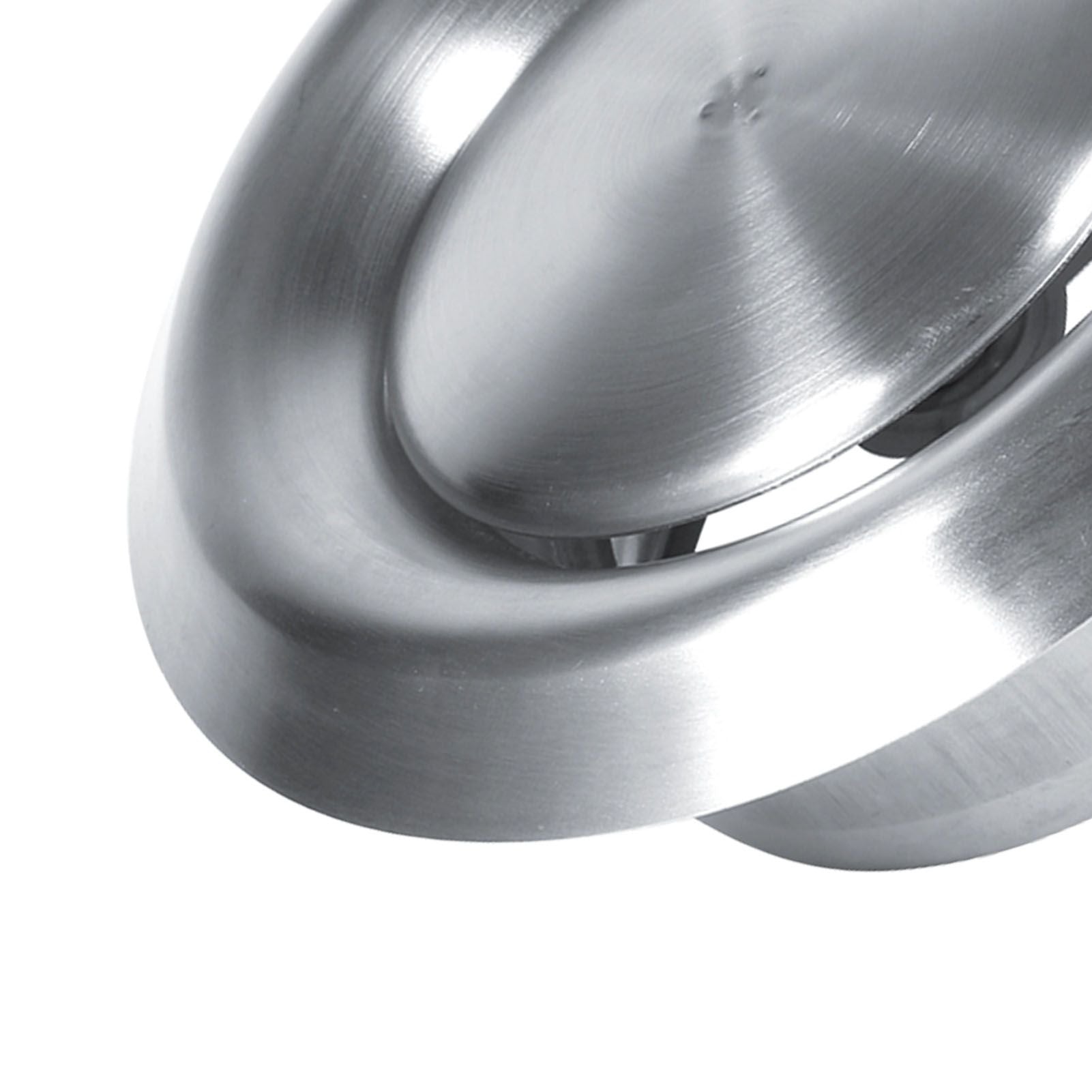 Adjustable Wall Ceiling Home Stainless Steel Air Vent Round Ventilation Duct Cover (100mm)