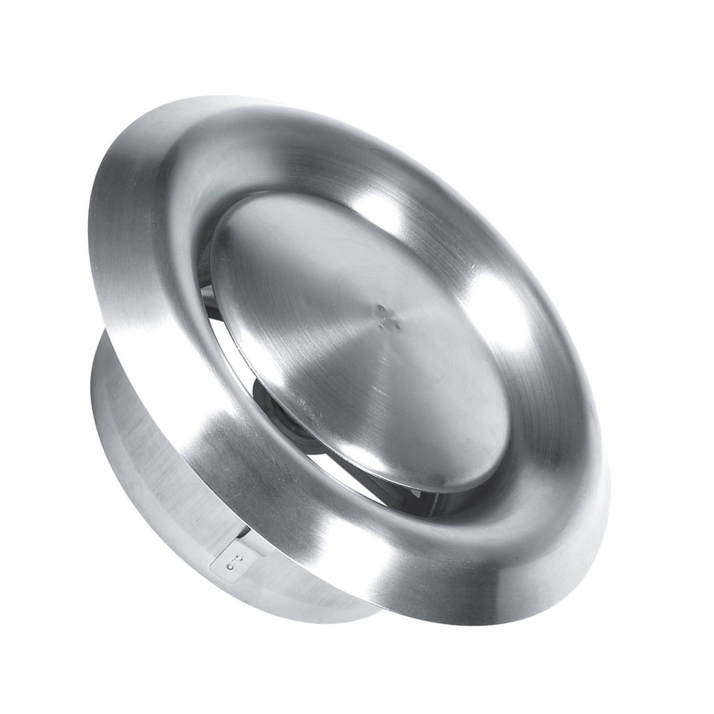 Adjustable Wall Ceiling Home Stainless Steel Air Vent Round Ventilation Duct Cover (125mm)