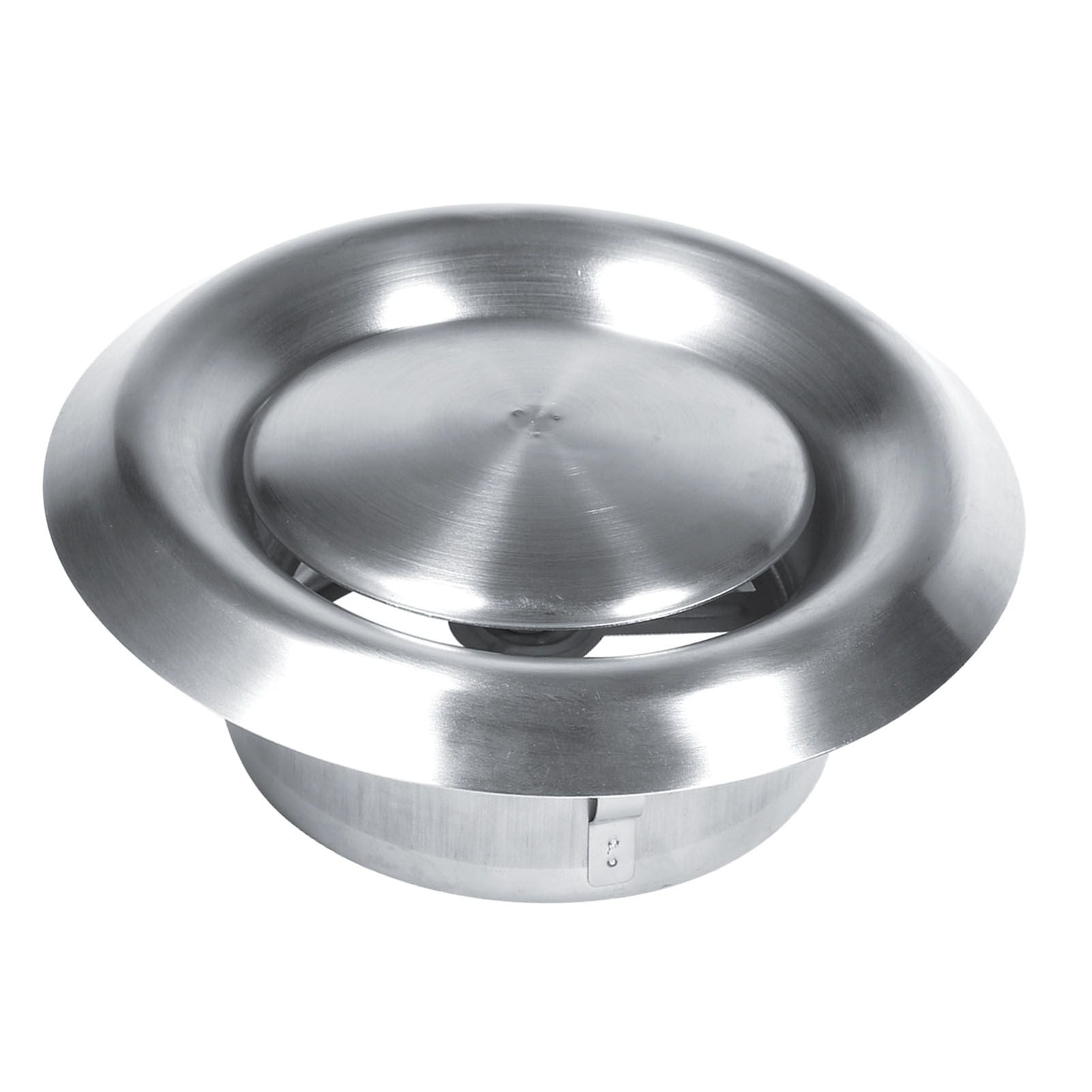 Adjustable Wall Ceiling Home Stainless Steel Air Vent Round Ventilation Duct Cover (125mm)