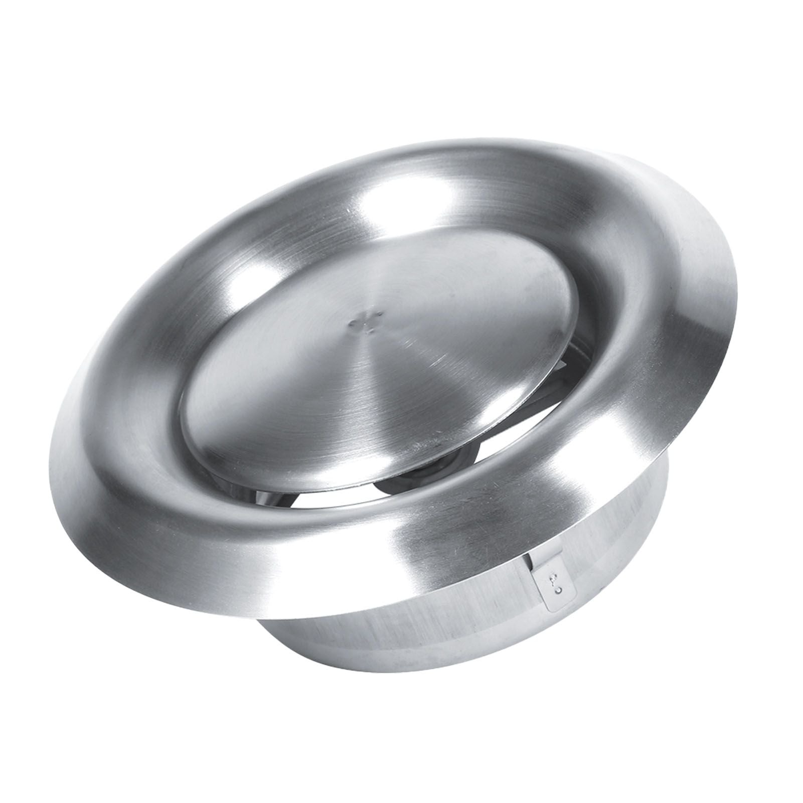 Adjustable Wall Ceiling Home Stainless Steel Air Vent Round Ventilation Duct Cover (125mm)