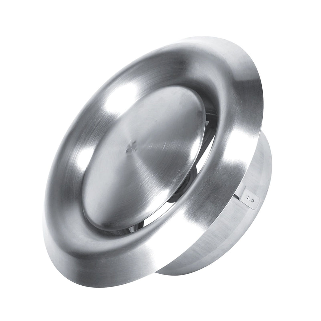Adjustable Wall Ceiling Home Stainless Steel Air Vent Round Ventilation Duct Cover (125mm)