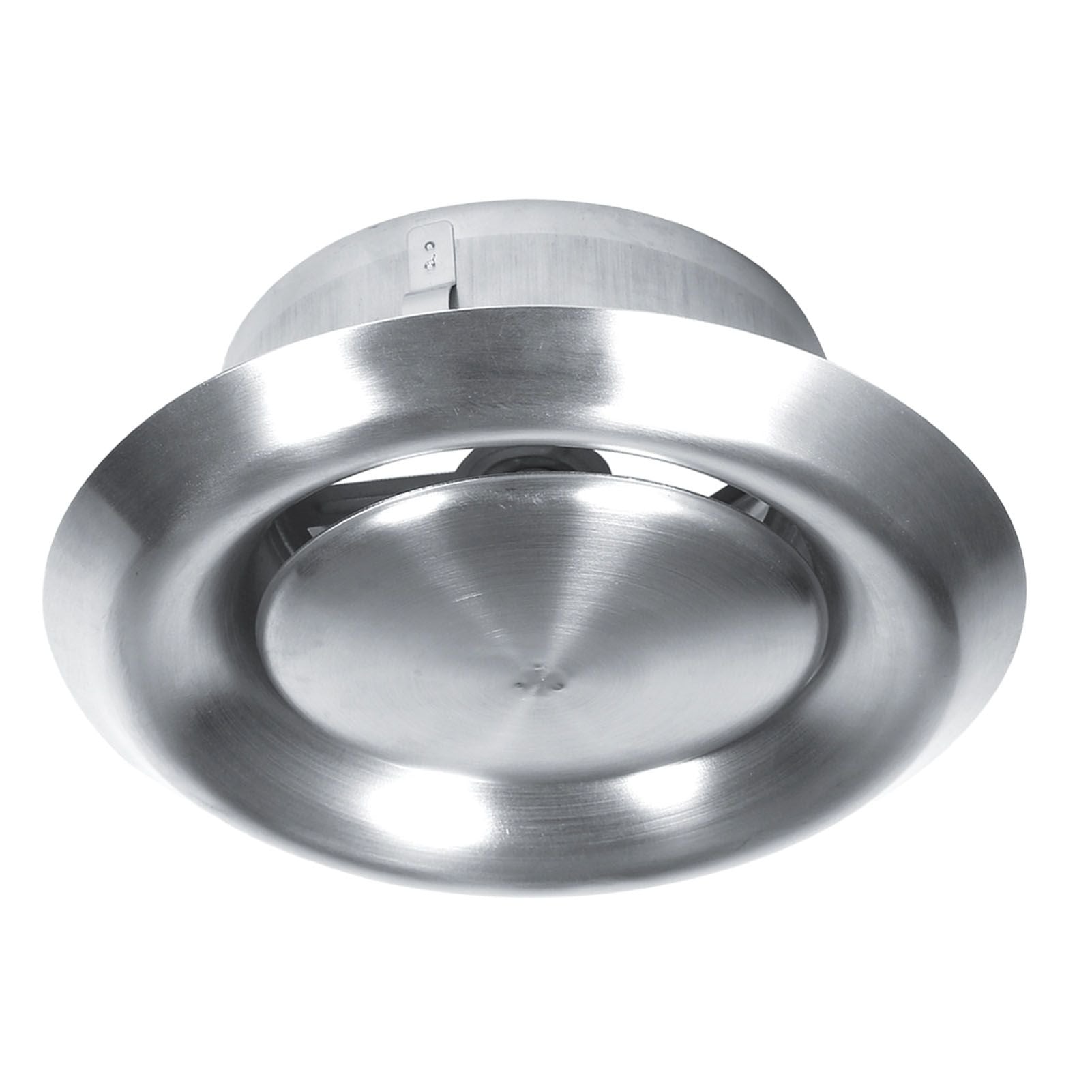 Adjustable Wall Ceiling Home Stainless Steel Air Vent Round Ventilation Duct Cover (125mm)