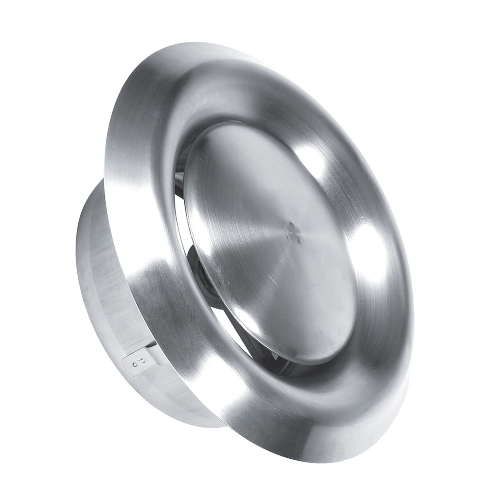 Adjustable Wall Ceiling Home Stainless Steel Air Vent Round Ventilation Duct Cover (125mm)