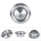 Adjustable Wall Ceiling Home Stainless Steel Air Vent Round Ventilation Duct Cover (125mm)